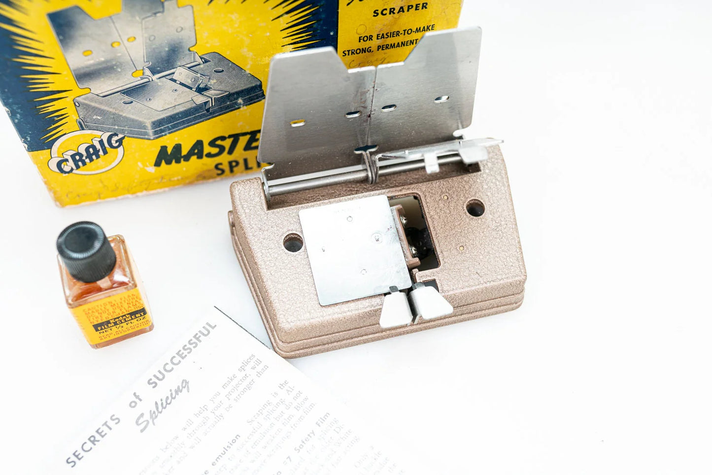 Craig Master Splicer - Made by Kalart - Splices all 8mm/16mm Sound/Silent Film