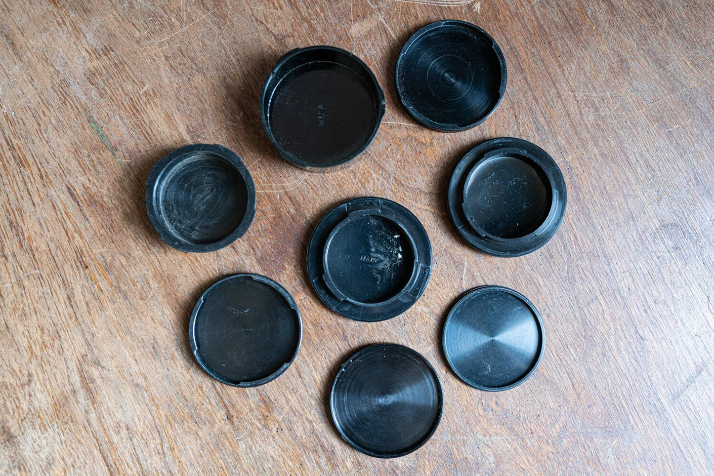 Vintage Camera Body and Lens Caps - Lot of 8 - Various