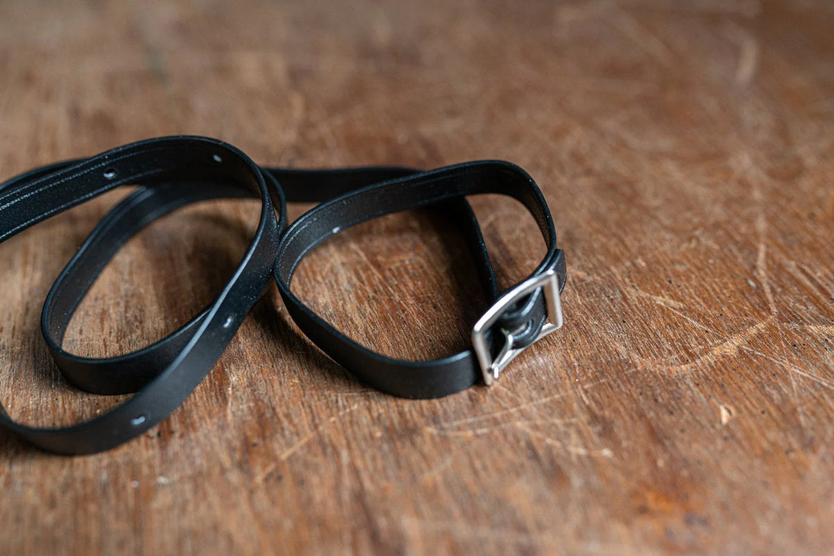 Vintage Thin Black Camera Strap - Circa 1970s