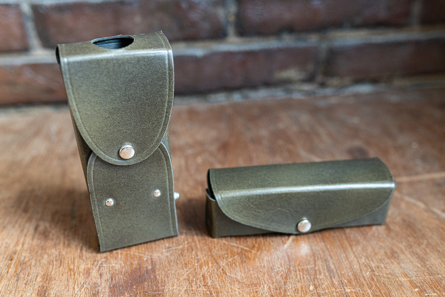Vintage Belt Cases - Set of 2
