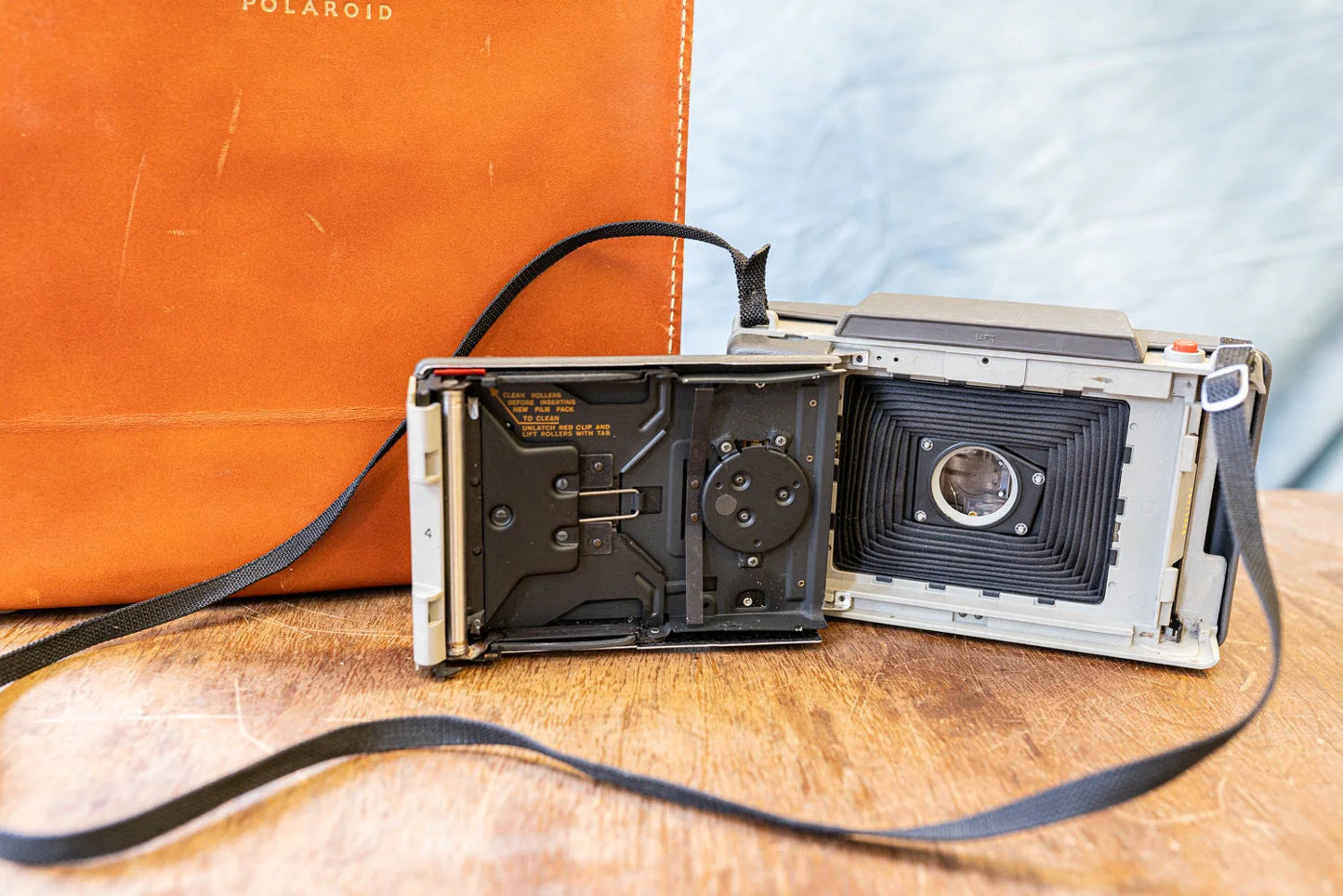Polaroid 340 Land Camera Kit w/ Case and Extras - AS IS