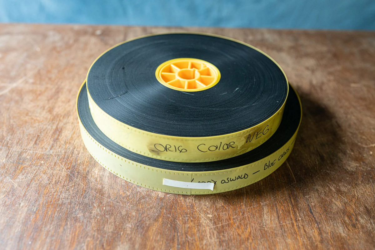 Vintage Movie Film Blue Cross 35mm 2000+ Feet