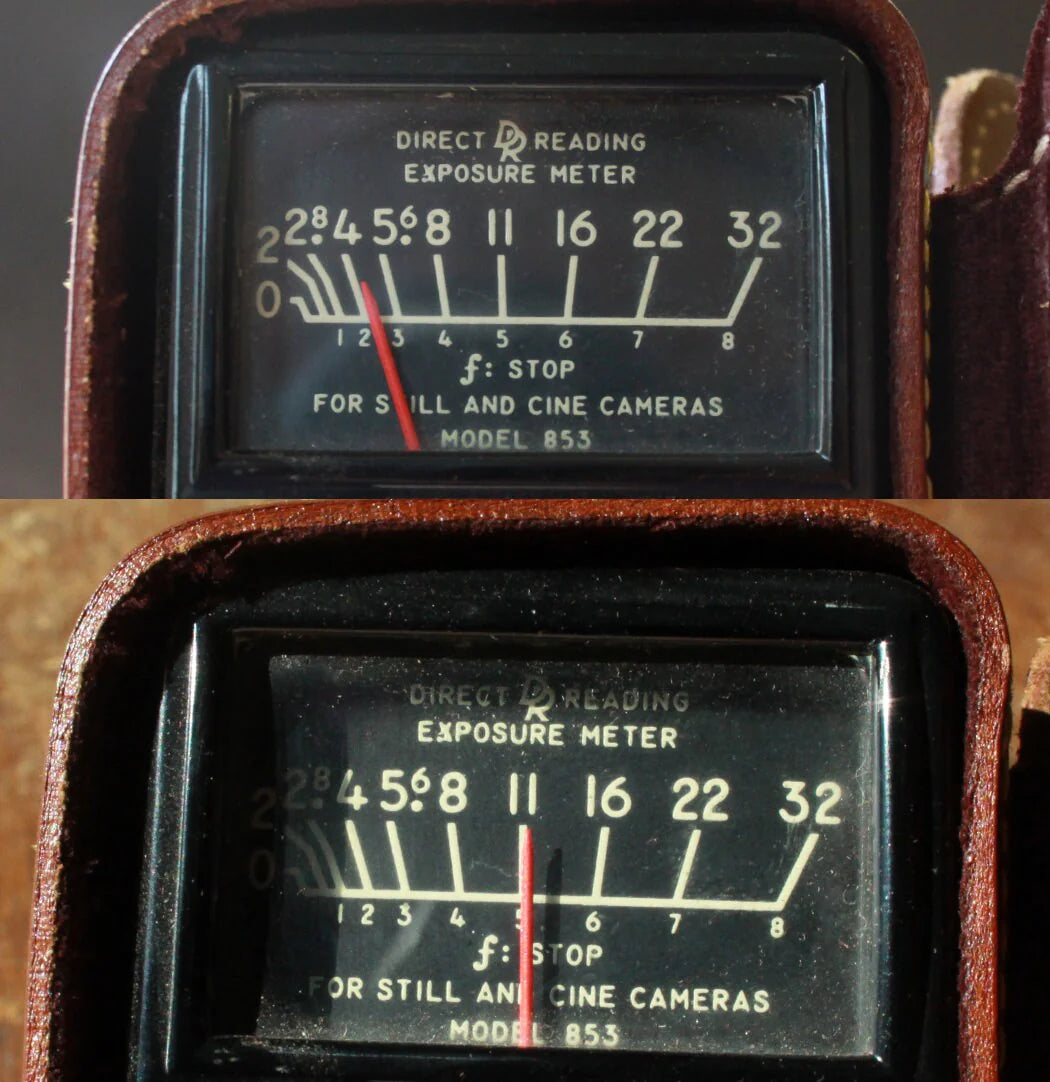Vintage Bakalite Weston Camera Meters Set of 2 for Prop or Display