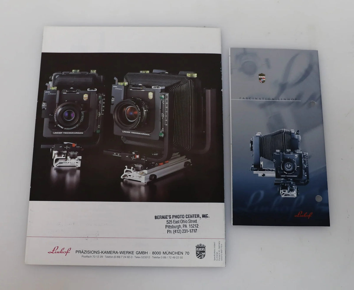 Linhof Technikardan Product Line Brochure 2000 - SET OF 2