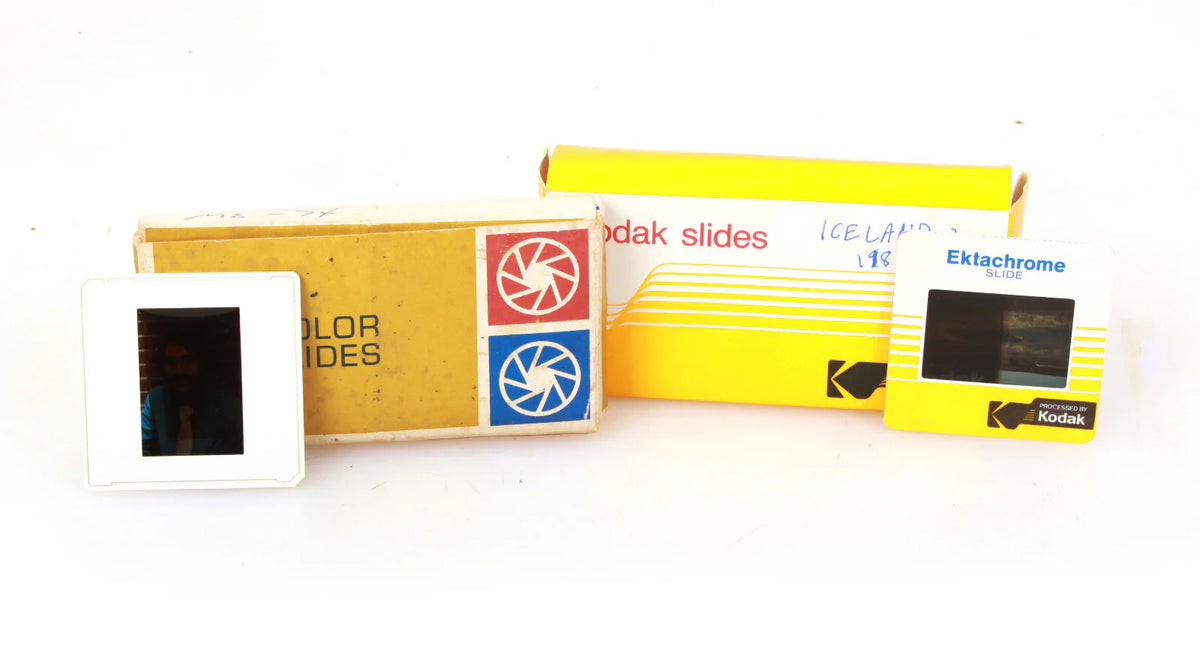 Color Slides 1974-1982 Portraits of a Man/Iceland Landscapes