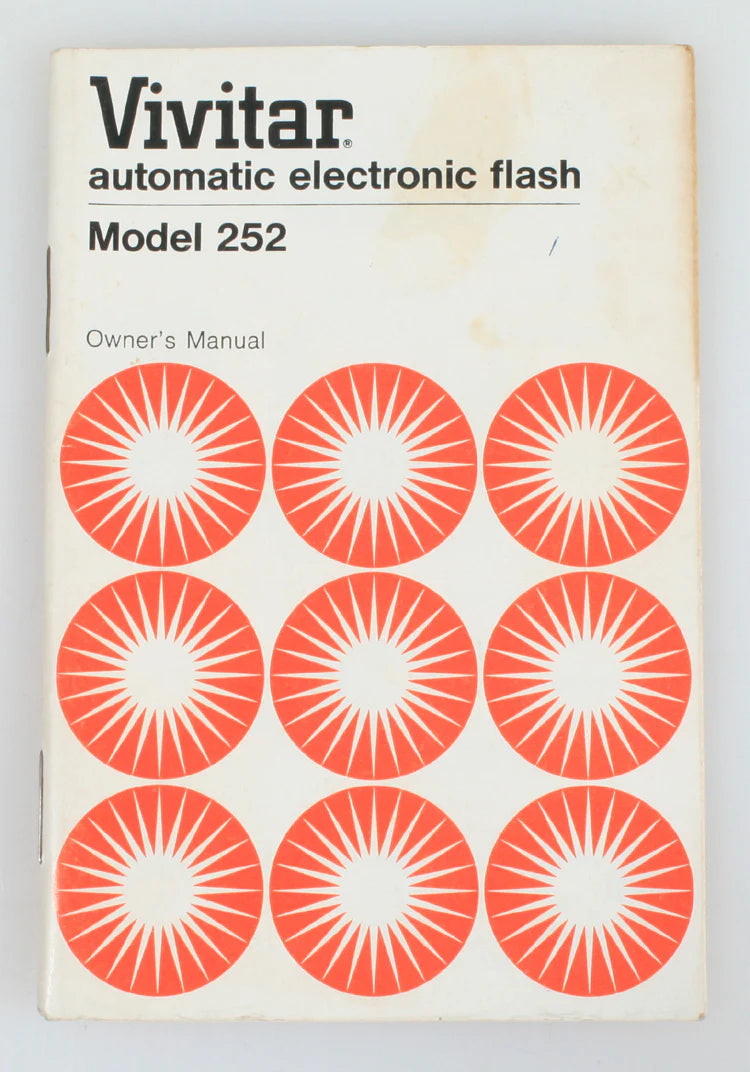 VIVITAR 252 FLASH MANUAL