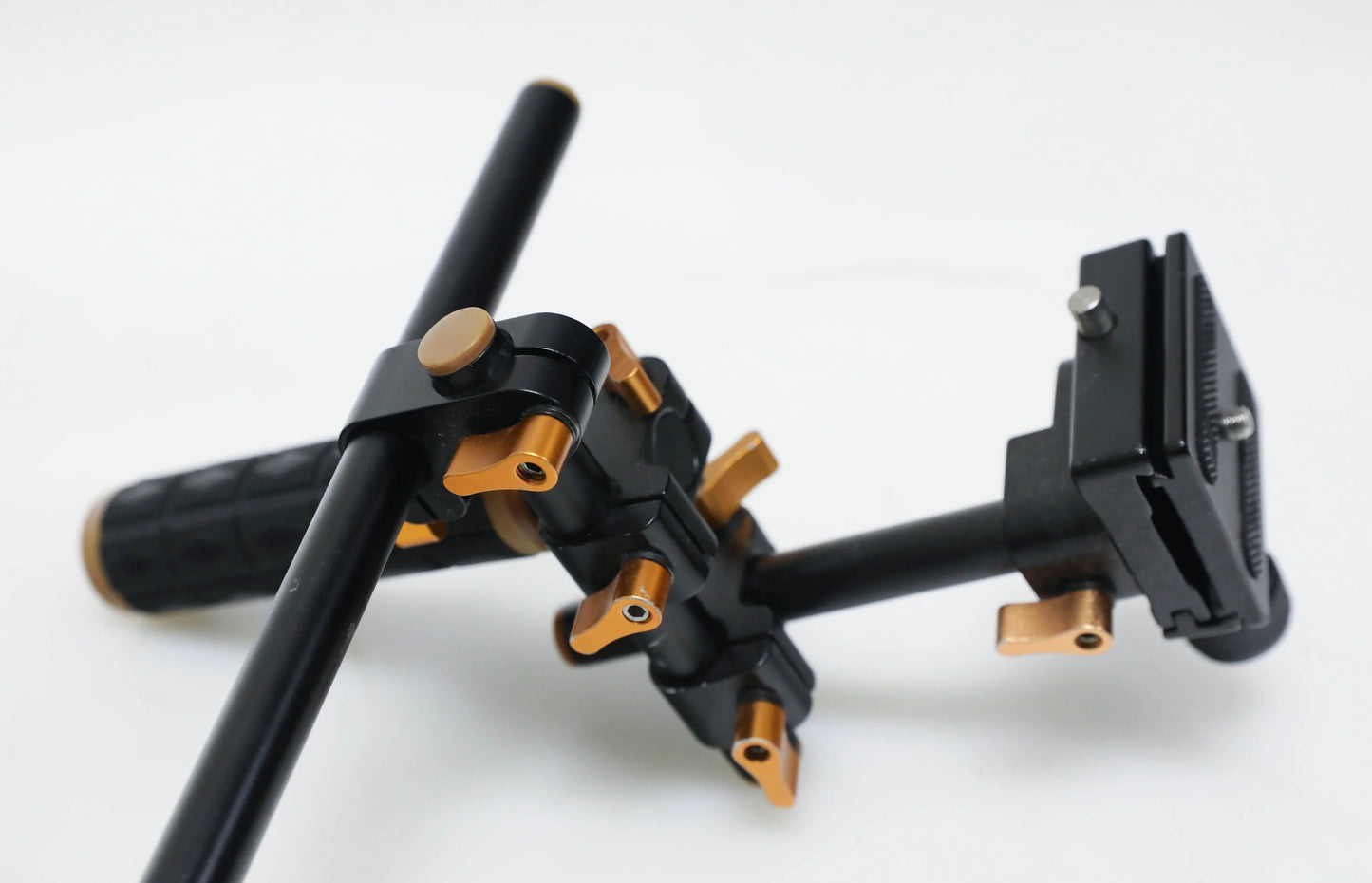 Camera Rig w/ Shoulder Rest & Quick Release Shoe - FITS ANY CAMERA Film/Digital