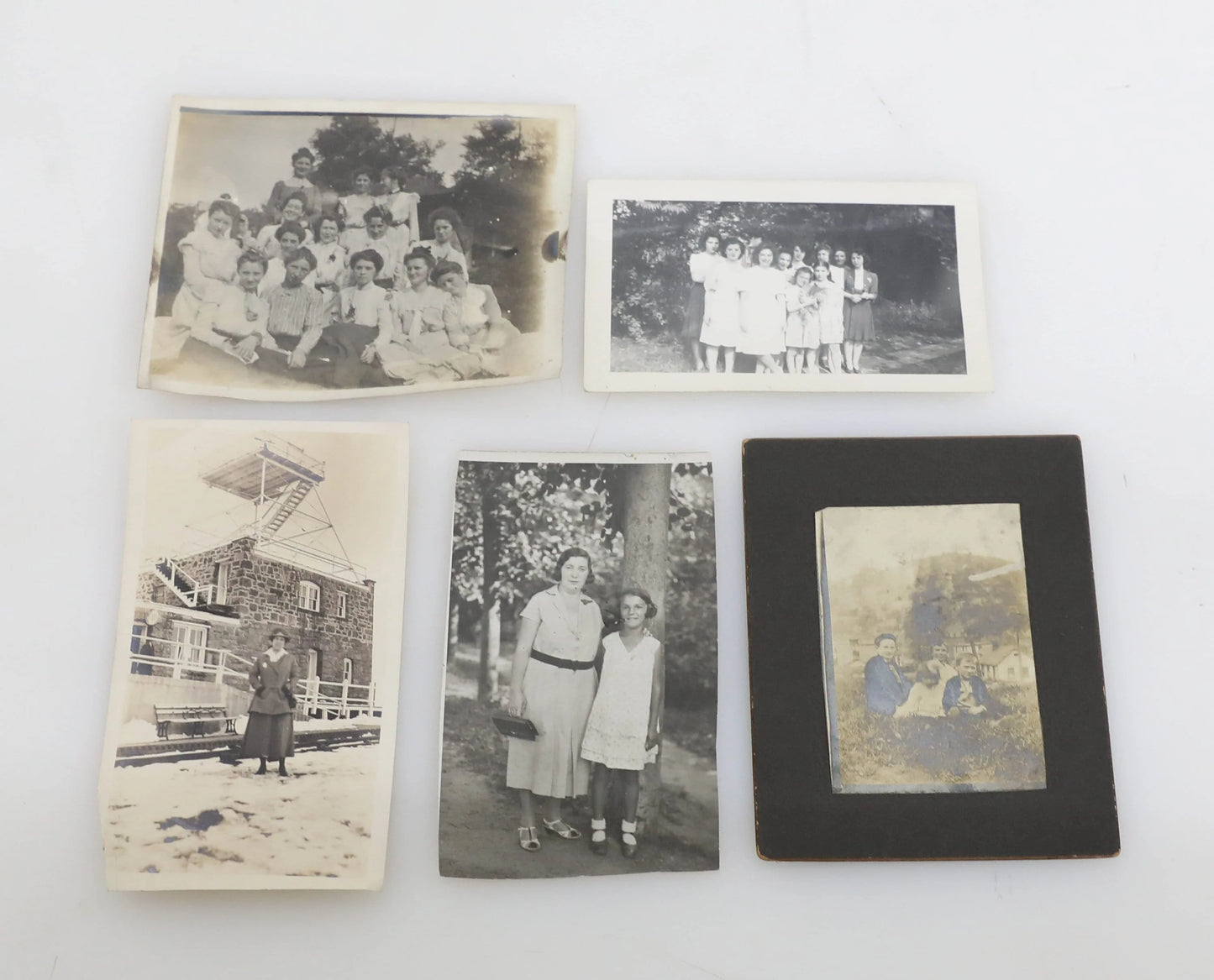 Vintage Black and White Photographs Early 1900s - LOT OF 27