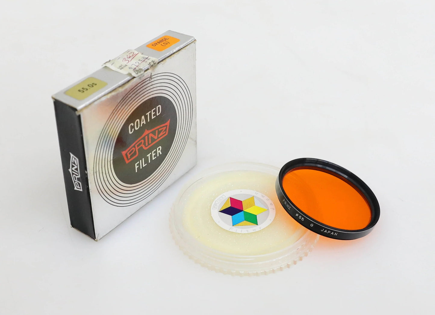 Prinz 55mm Coated Filter Set - Star/Spot/Diffuser/FL-D/Orange (G) in Cases