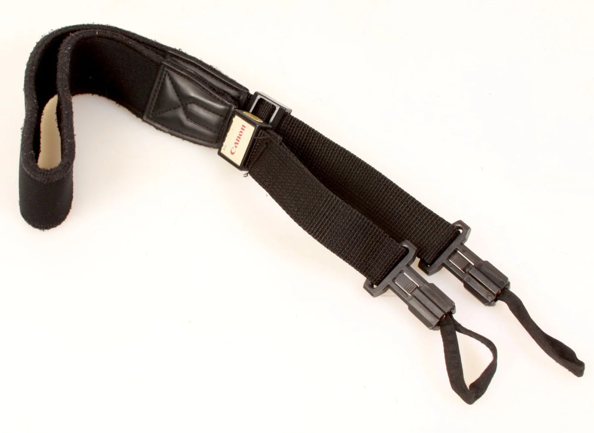 Vintage 1970s Camera Strap CANON Weight Reduction Strap w/ Quick Release