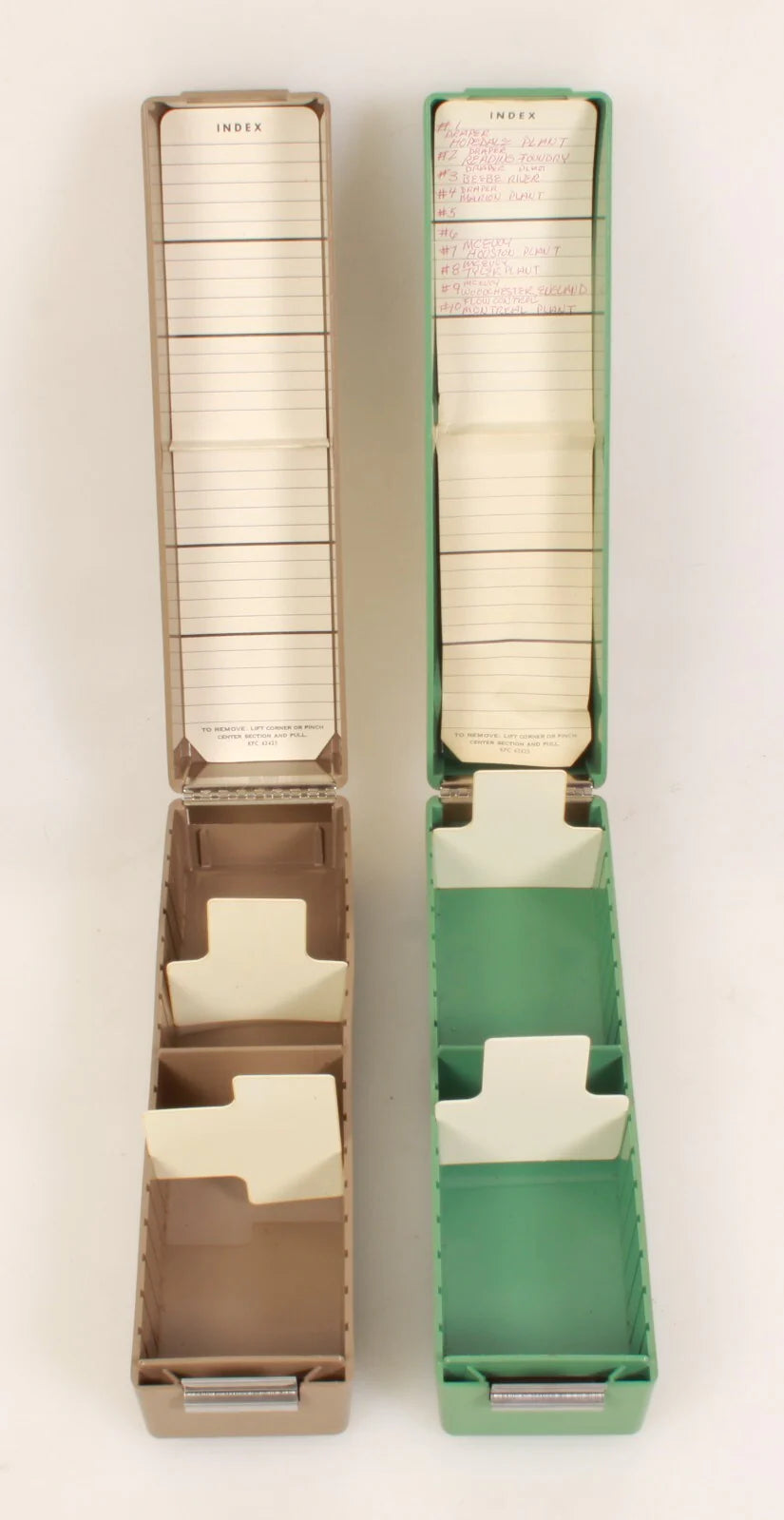 Kodak 35mm Slide File Cases Lot of 2