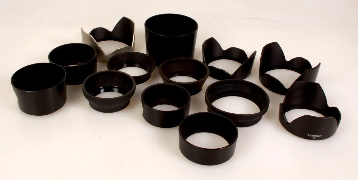 Lens Hood Lot of 12