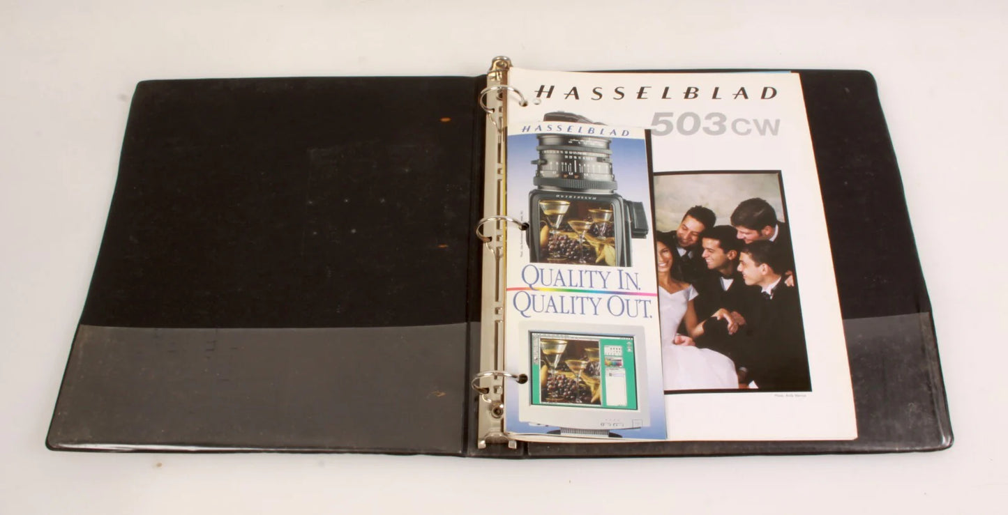 Hasselblad 503cw Binder Brochure Camera & Lenses