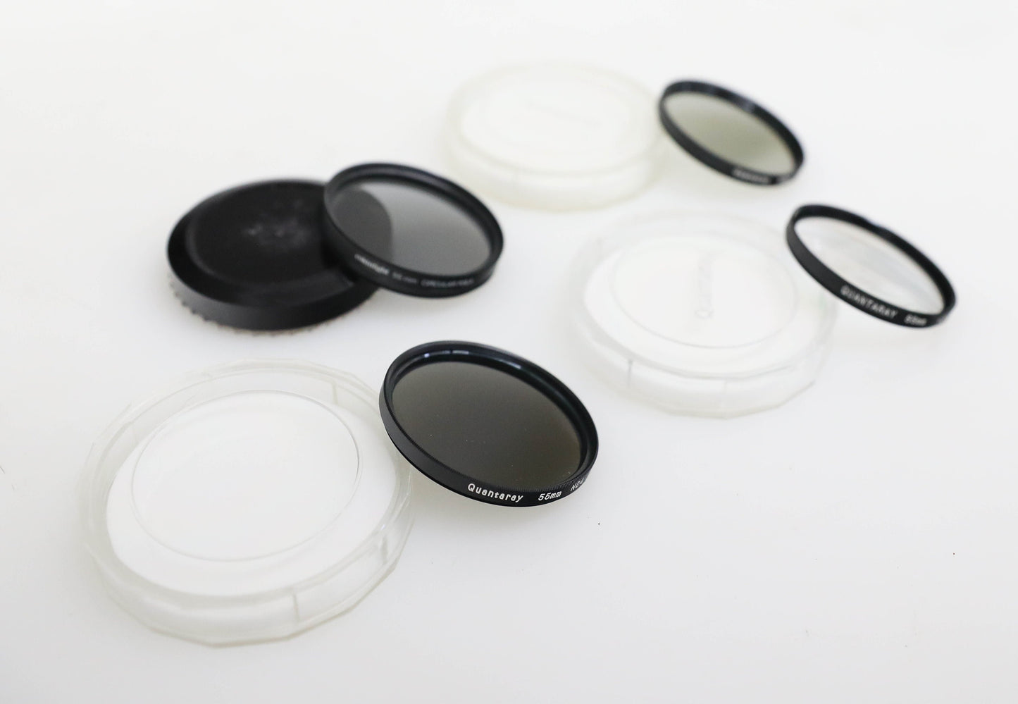 55mm Filter Set - ND2/ND4/Close Up +3/Circular Polarizer Quantaray & Cokinlight