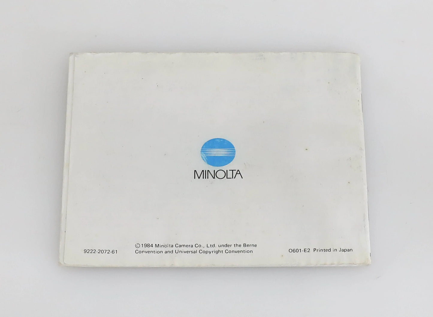 Vintage Minolta Maxxum 7000 Camera Owners Manual English