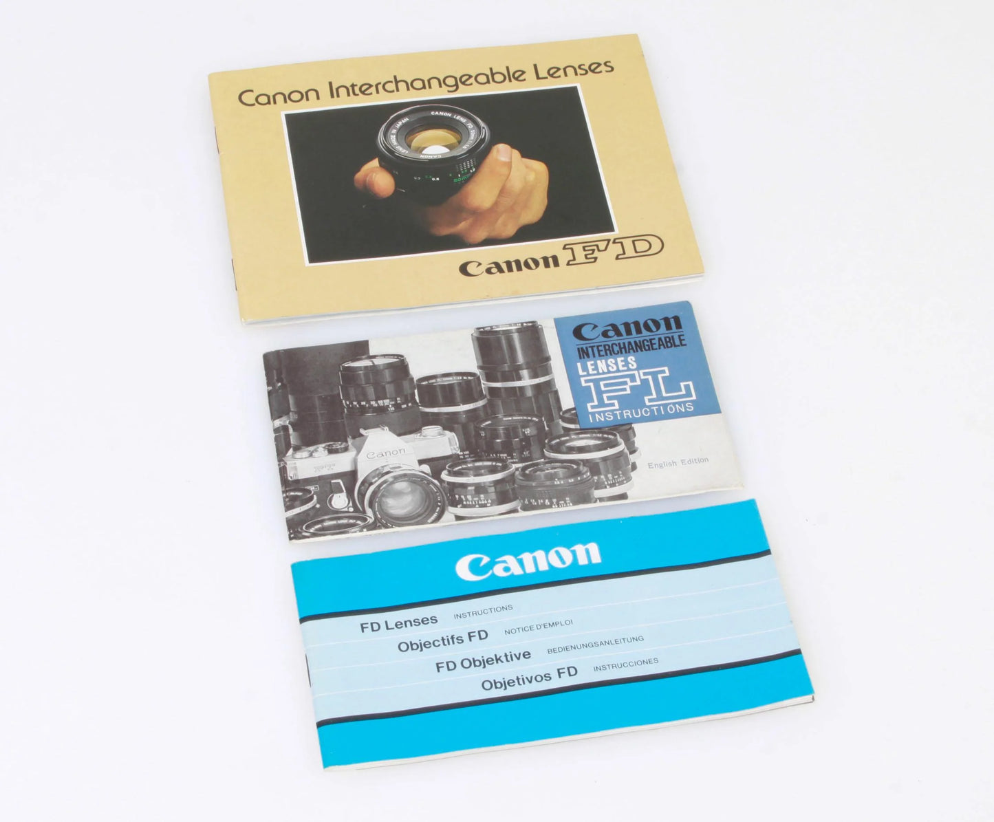 Canon Film Lenses FD / FL Guide Instruction manual