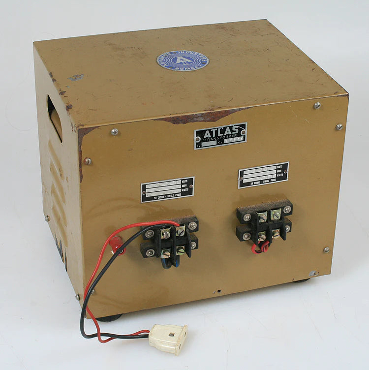 ATLAS TRANSFORMER 110 IN, 220 OUT, VINTAGE