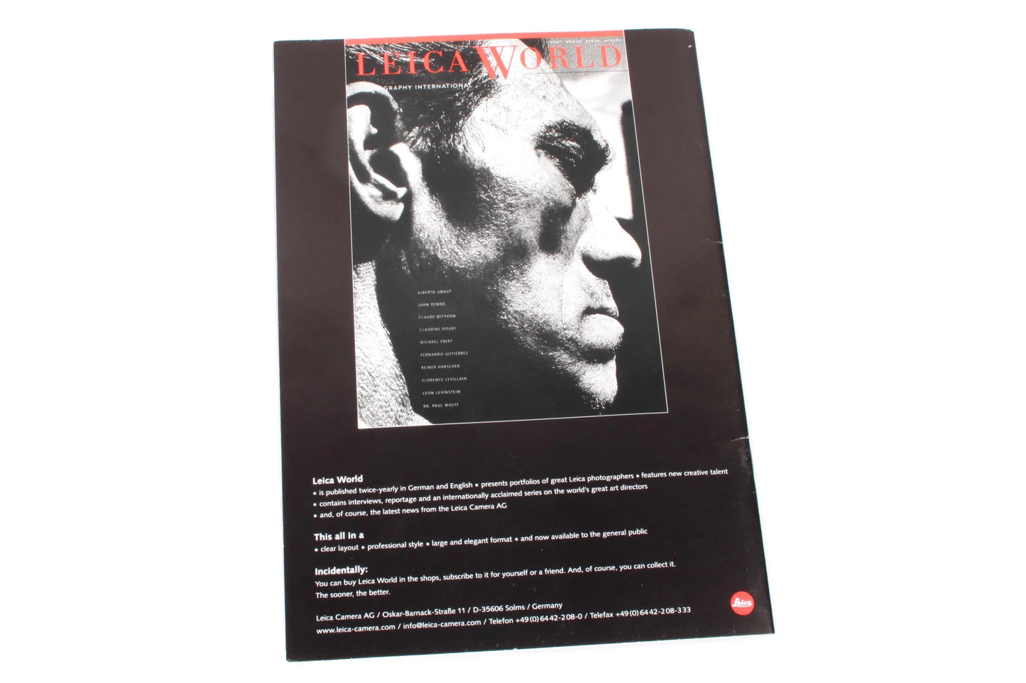 Leica World Magazine -The Leica 0-Series