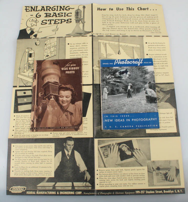 DARKROOM AND FILM PHOTOGRAPHY INFORMATION, SET OF 3