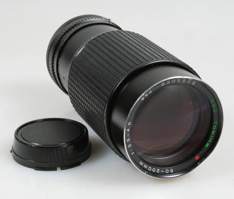 50 - 200MM F 3.5 - 4.5 LENS FOR CANON FD MOUNT W/REAR CAP MANUAL
