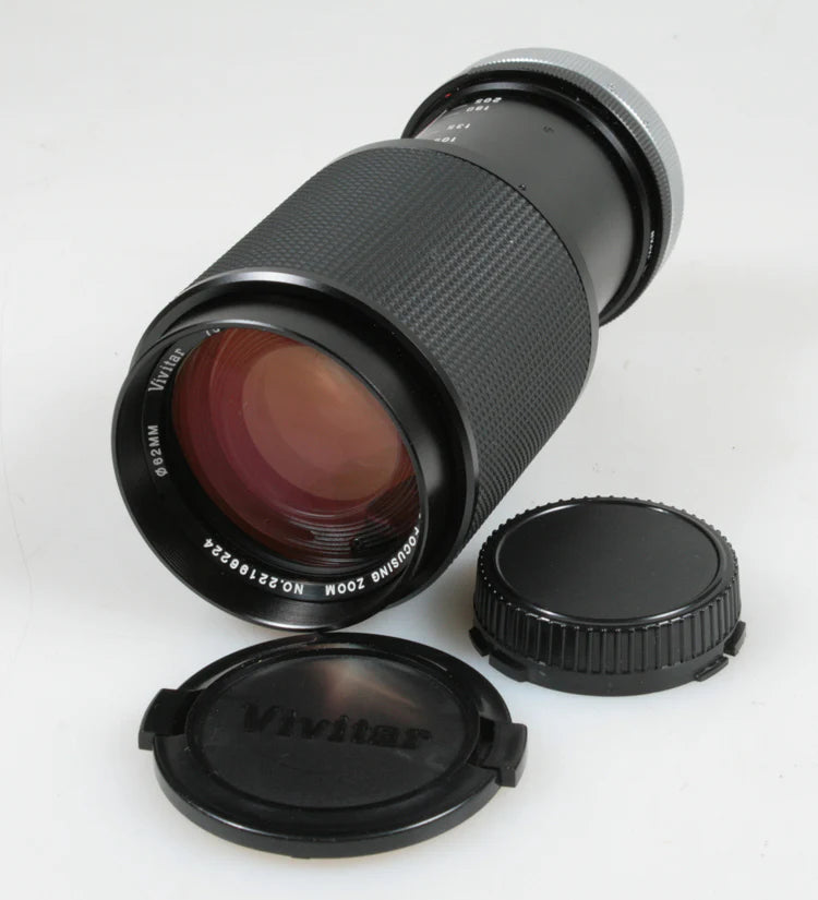 75 - 205MM F 3.8 LENS FOR CANON FD W/FRONT REAR CAPS