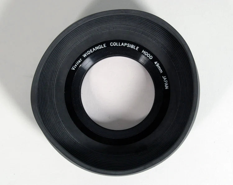 49MM WIDE ANGLE RUBBER HOOD W/ SKYLIGHT 1B FILTER