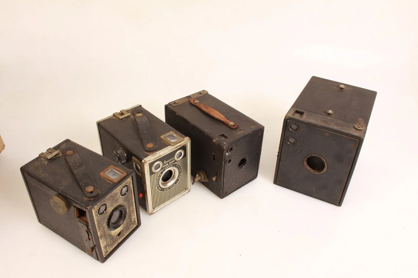 Box Camera Collection LOT OF 4 SOLD AS IS