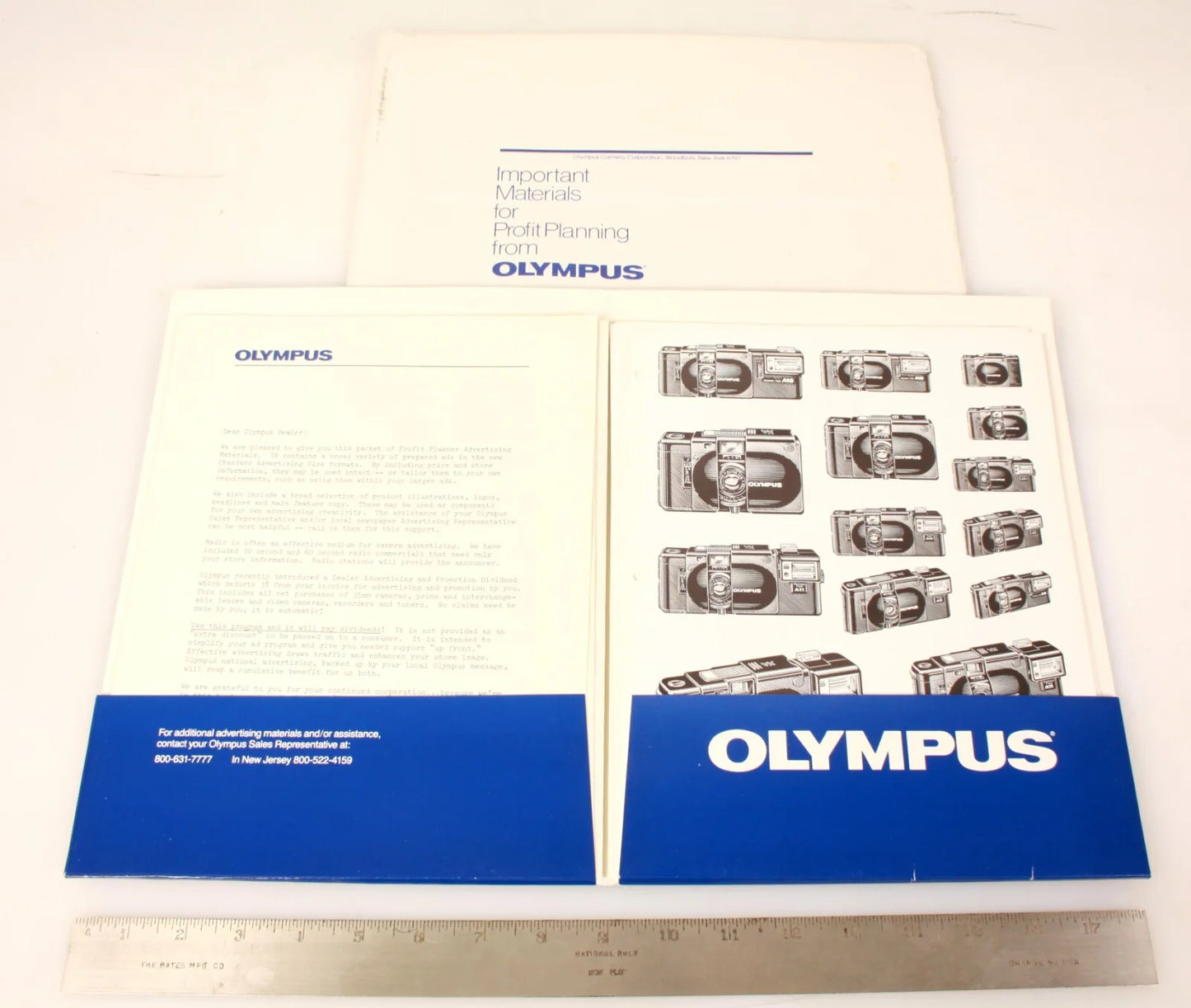 Vintage Olympus Promotional Packet Lens XA OM1 & OM2 NOS