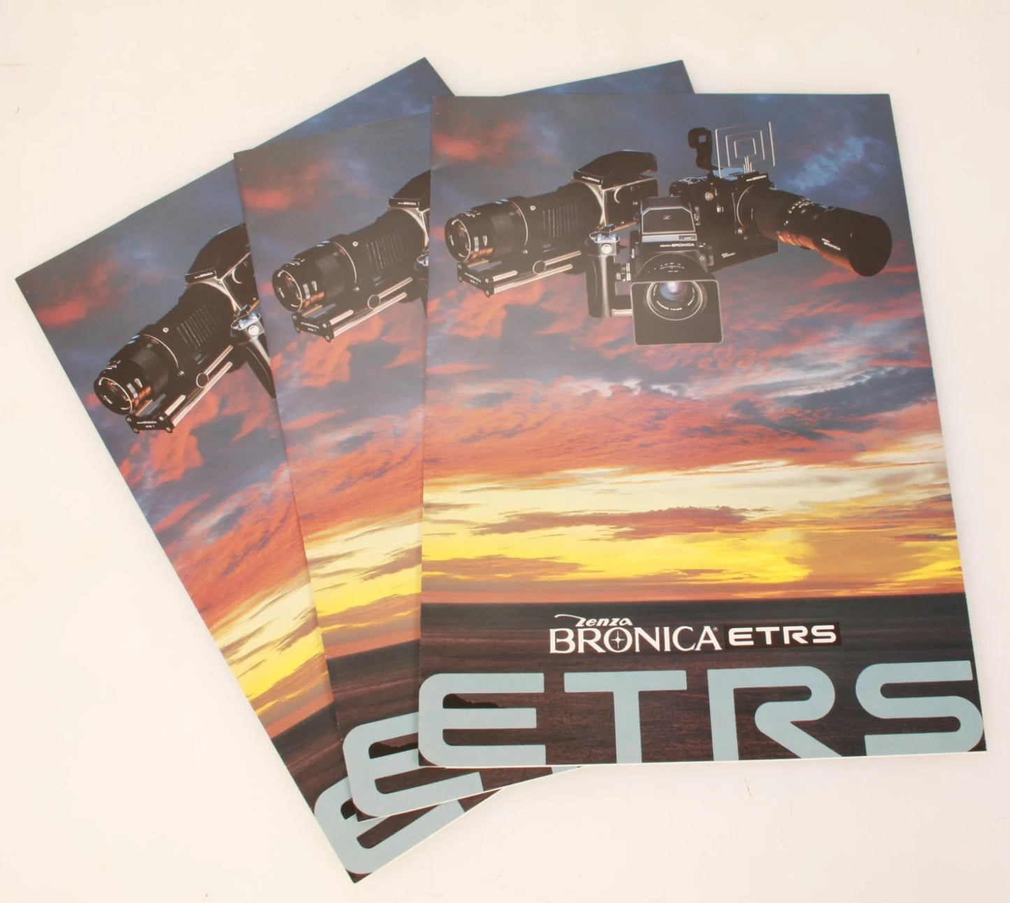 Vintage Bronica ETRS Camera Brochure NOS