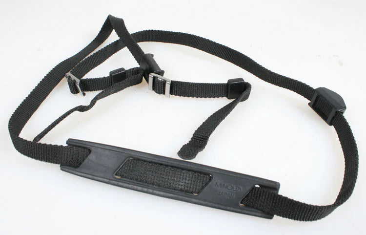 MINOLTA FACTORY THIN BLACK CAMERA STRAP