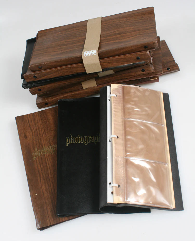 vintage PHOTO ALBUMS, LOT OF 20