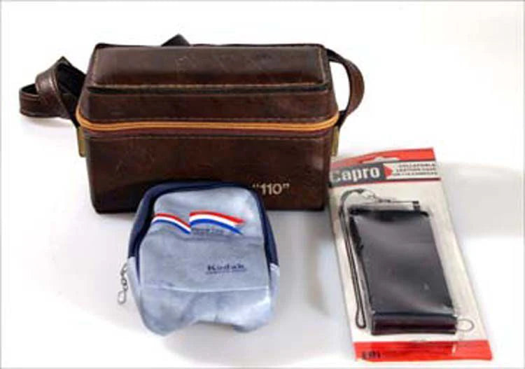 KODAK 110 CAMERA CASES - SET OF 3