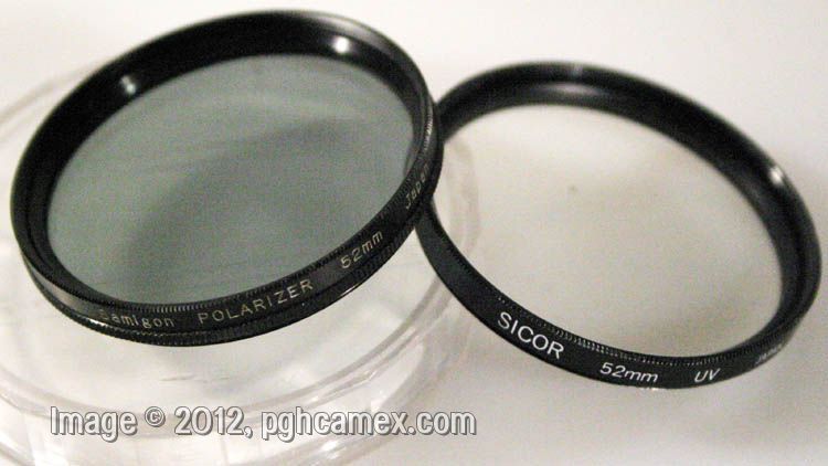 52MM POLARIZING AND UV FILTER