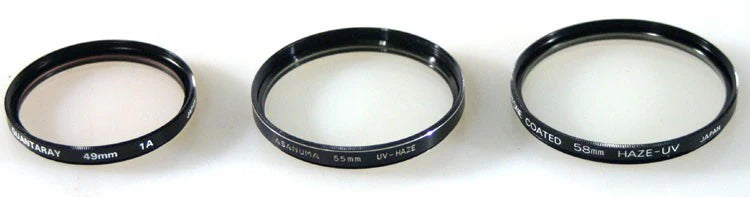 49MM SKY, 55MM 58MM UV FILTERS (SET OF 3)