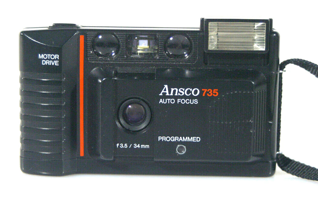 ANSCO 735 CAMERA WITH ORIGINAL MANUAL AND VINTAGE CASE
