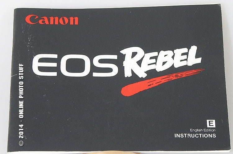 CANON REBEL MANUAL, ORIGINAL