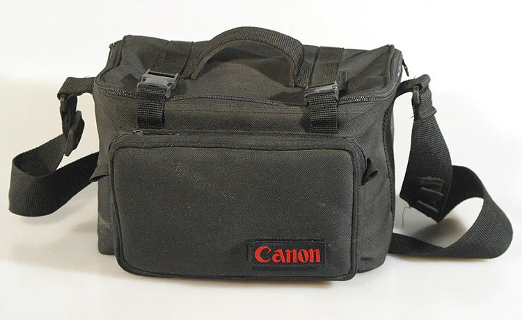CAMERA GADGET BAG, BLACK, FULLY ADJUSTABLE, HOLDS CAMERA AND 3 LENSES