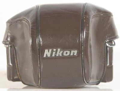 NIKON F BROWN VINTAGE LEATHER CASE