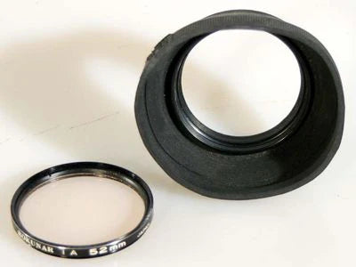 52MM UV FILTER AND LENS HOOD
