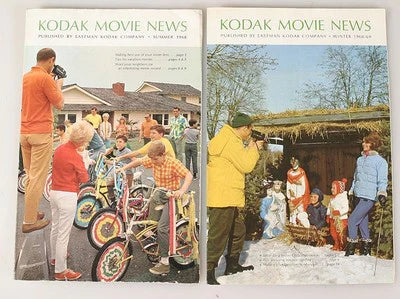 KODAK MOVIE NEWS, 1968-69, SET OF 2