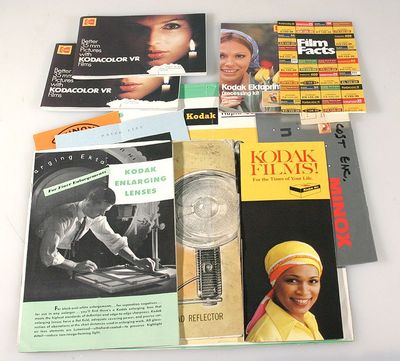 KODAK AND MINOX PHOTOGRAPHIC LITERATURE