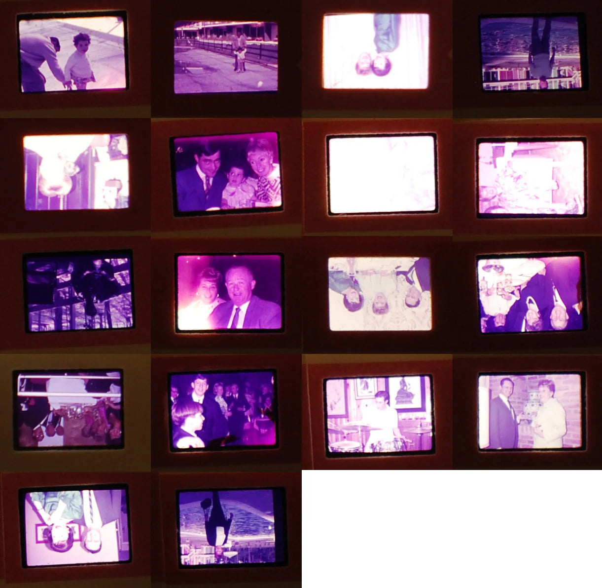 MINOX, VINTAGE SLIDES, GROUP OF 18