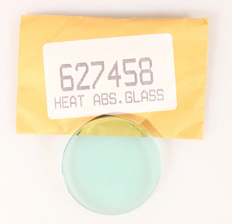 KODAK SLIDE PROJECTOR HEAT GLASS 627458 NIP 63mm diameter,5mm thick