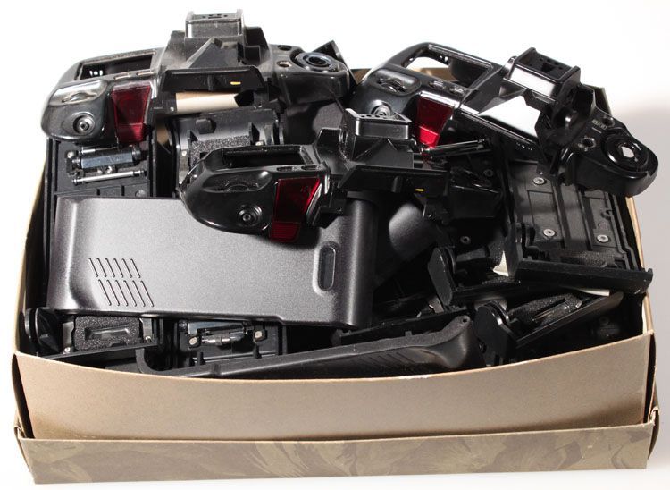 FILM CAMERA PARTS BACK AND TOPS FROM VARIOUS MANUFACTURERS