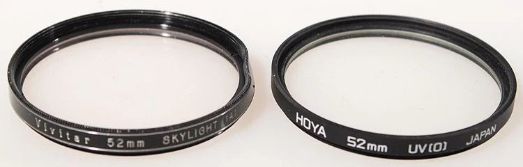52MM UV SKYLIGHT FILTERS SET OF 2