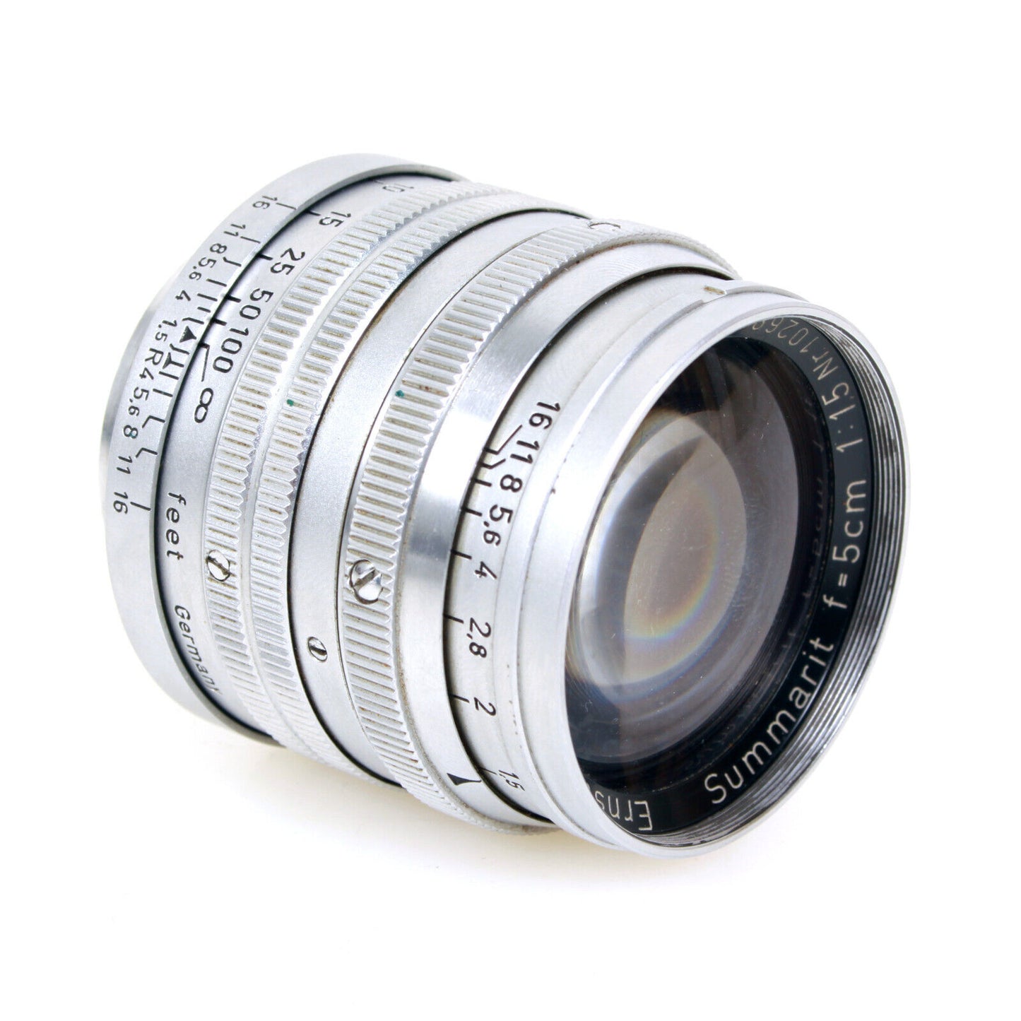 Leica Summarit 5cm F/1.5 L39 Mount Camera Lens Ernst Leitz GmbH Wetzlar Rare