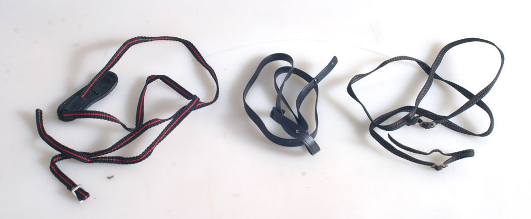 CAMERA STRAPS 1960S SET OF 3