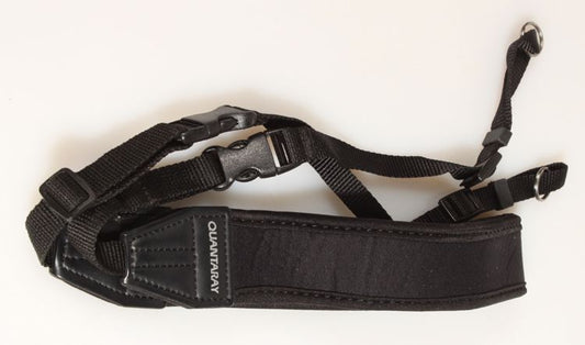 CAMERA STRAP W/ WEIGHT REDUCTION PAD, BLACK VINTAGE