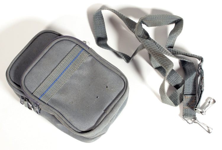 CAMERA CASE W/ STRAP GRAY