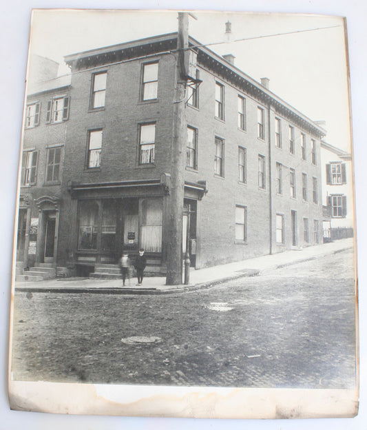 ARCHITECTURAL EXTERIOR, CORNER STORE. 16 X 20  SILVER PRINTS.